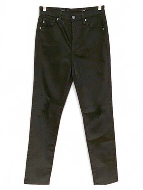 AG Adriano Goldschmied Women’s 27 Alexxis Slim High Rise Black Jeans 27 NWT